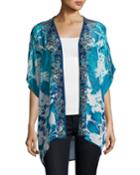 Noelle Printed Jacket, Blue