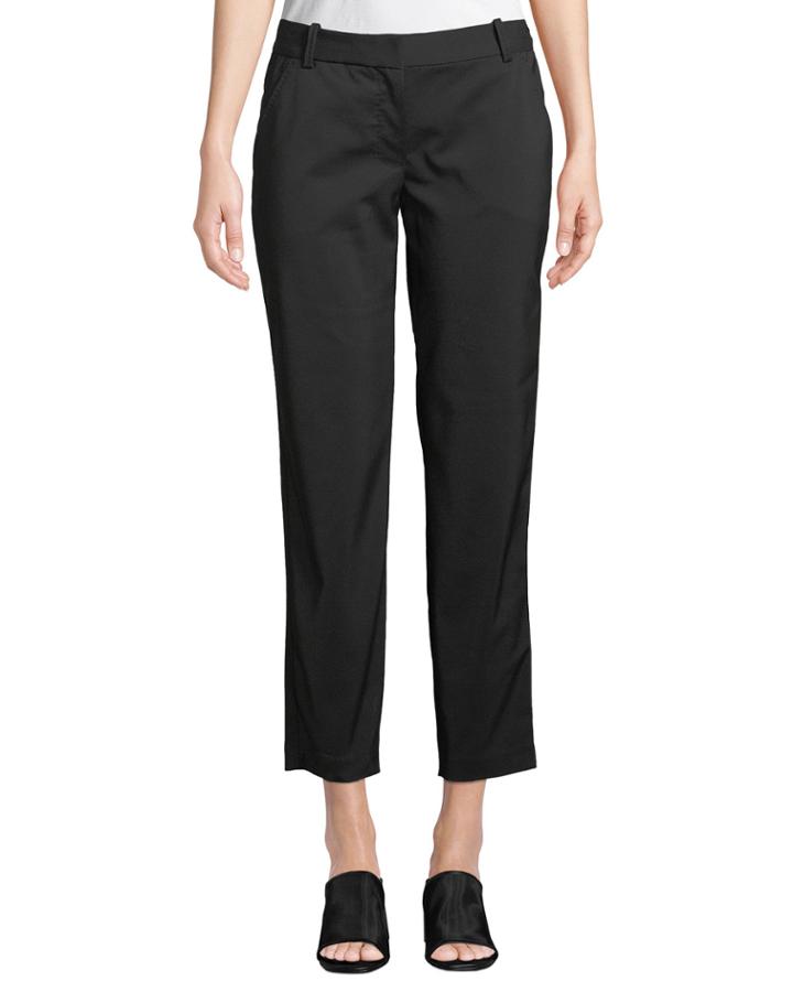 Cropped Stretch-twill Trouser Pants