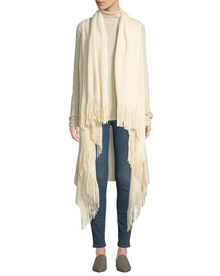 Feels Like Home Fringed Duster Vest