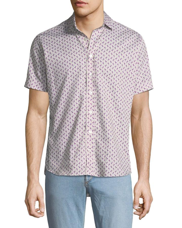Men's Paisley Short-sleeve