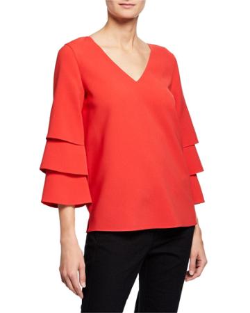 Velez Finesse Crepe Blouse
