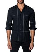 Windowpane-print Sport