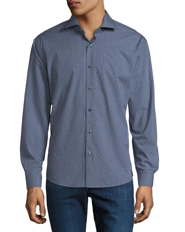 Men's Slim-fit Wear-it-out Textured