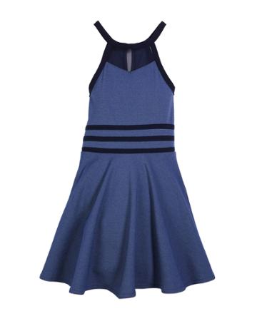 The Bella Halter Flare Dress,