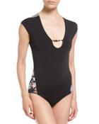 Deanna V-neck One-piece