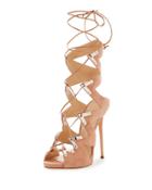 Lace-up Suede High