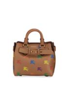 Baby Belt Warrior Printed Leather Top-handle Bag