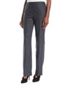 Tobata Straight-leg Flannel Wool Pants