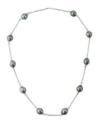 14k Tahitian Pearl & Chain Necklace,