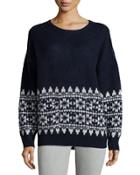 Alpine-print Long-sleeve