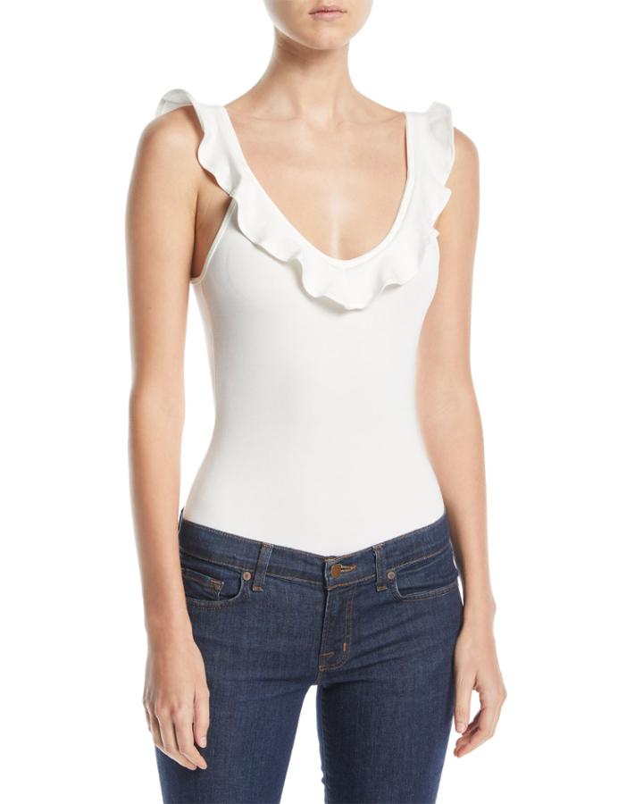 Lace-up Back Bodysuit