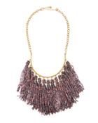 Seed Bead Tassel Multi-drop Necklace