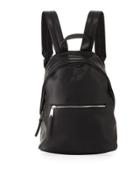 Jace Faux-leather Backpack, Black
