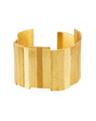 Gold-plated Plank Cuff Bracelet