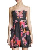 Strapless Watercolor-print