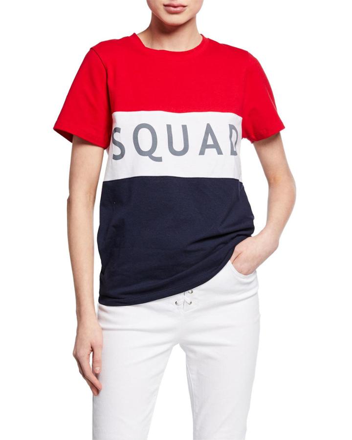 Squad Colorblock Short-sleeve Cotton Tee
