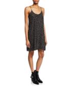 Polka-dot Silk Cami Dress