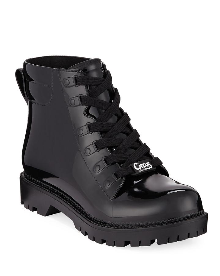 Kascade Lace-up Rain Booties