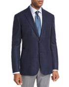 Tonal Box-check Sport Coat, Navy
