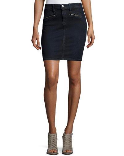 The Kodie Biker Pencil Denim