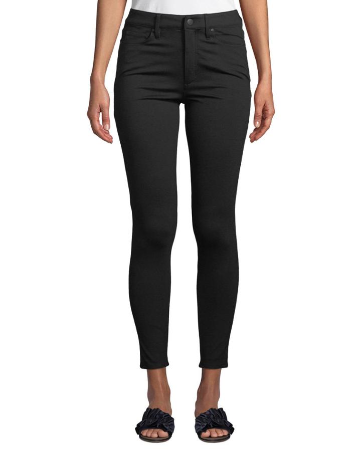 Charlie Ponte High-rise Ankle Jeans