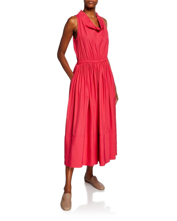 Cowl-neck Broadcloth