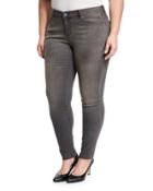 Five-pocket Skinny Jeans, Gray