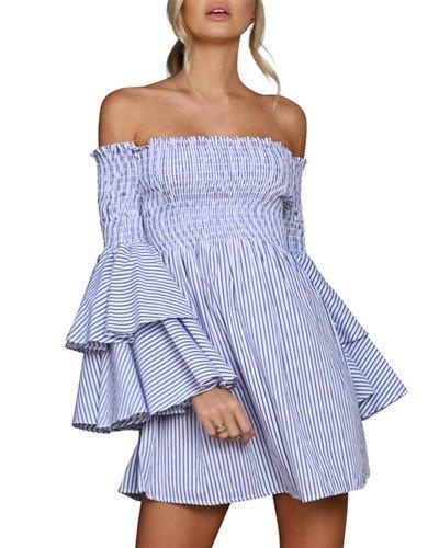 Sunshine Beach Off-the-shoulder Dress