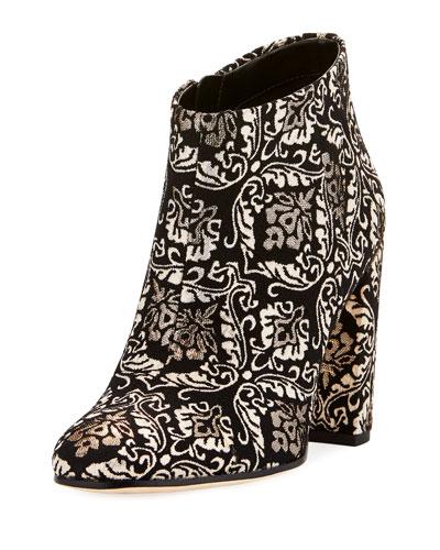 Cambell Damask Ankle Boot