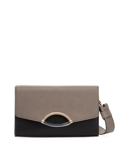 Lyric Colorblock Lucite-cutout Clutch