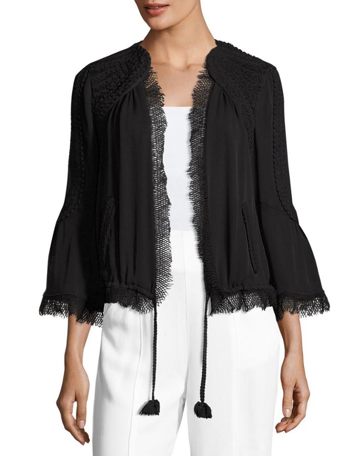 Nadine Embellished Open-front