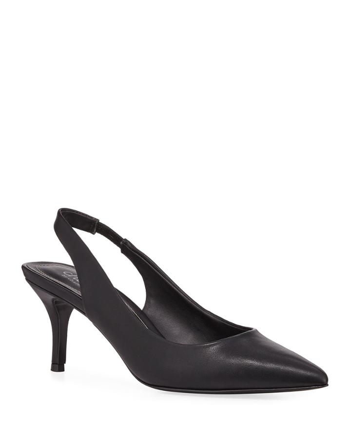 Amy Leather Slingback Pumps