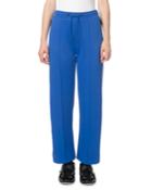 Cropped Side-stripe Jogger Track Pants