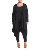 Knit Long Duster Cardigan,