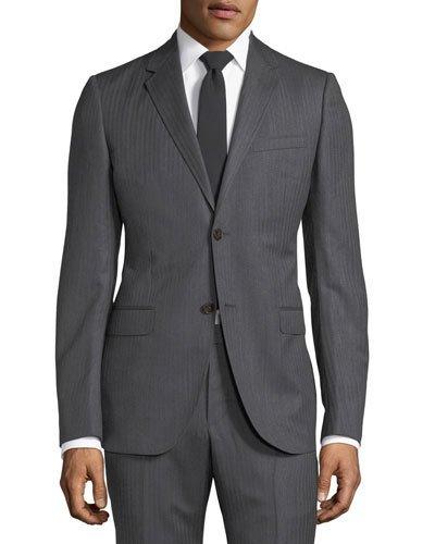 Monaco Herringbone Wool Two-piece