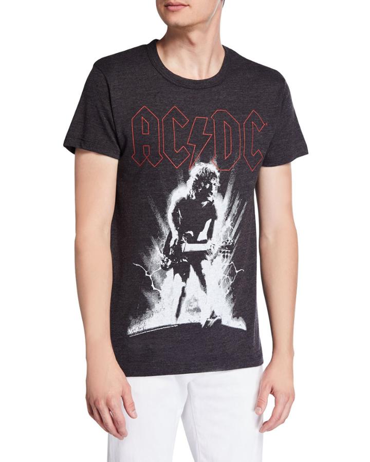 Men's Ac/dc Triblend Crewneck T-shirt