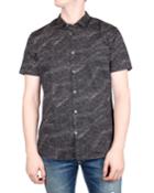 Men's Jasper Sashiko-print Short-sleeve