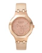 Laguna City 40mm Round Rose Gold Ip Day/date Watch With