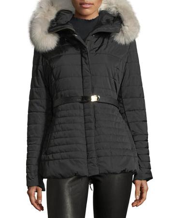 Fur-trim Apres-ski Jacket
