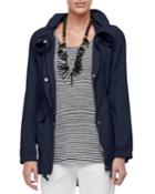 High-collar Weather-resistant Utility Jacket,