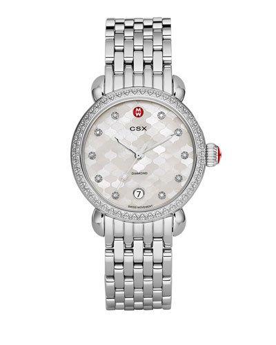 36mm Mosaic Bracelet Watch W/ Diamonds