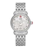 36mm Mosaic Bracelet Watch W/ Diamonds