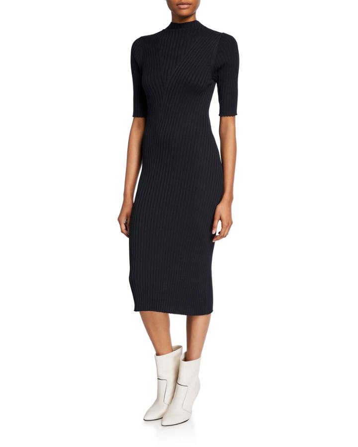 Bryella Ribbed Short-sleeve