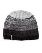 Ombre Knit Beanie W/ Fleece