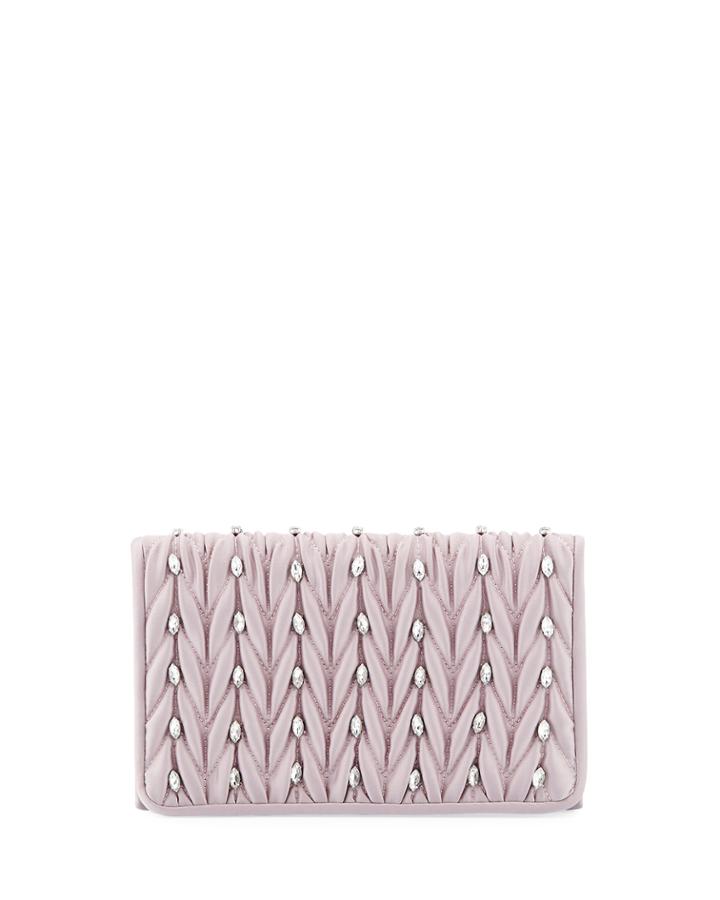 Sutton Quilted Flap Clutch Bag