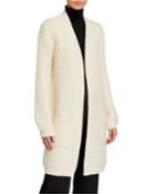 Rib Puff-sleeve Duster