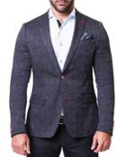 Men's Descartes Blossom Black Blazer