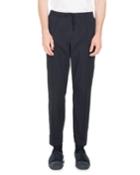 Perkino Cotton Drawstring-waist Pants