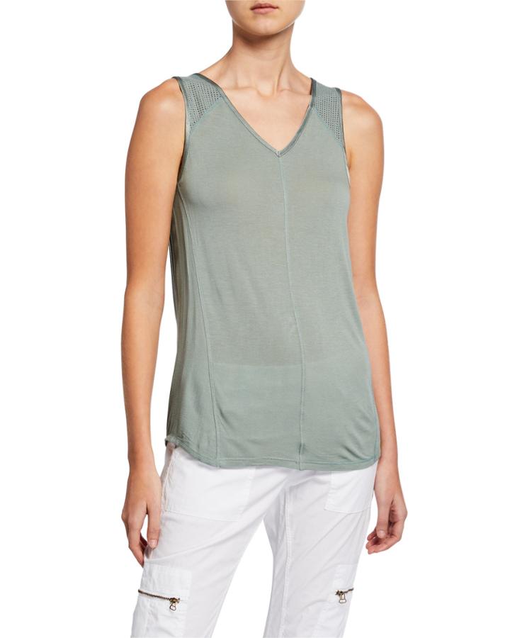 Nia Voile Asymmetric Tank Top
