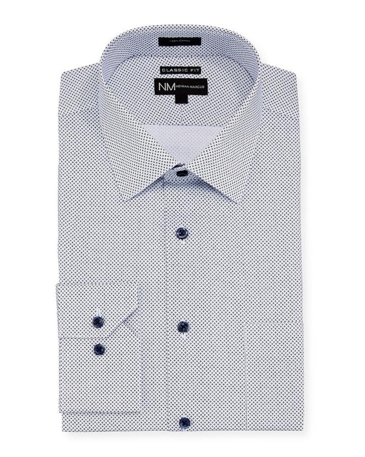 Men's Classic-fit Printed Dress